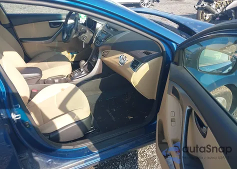 2013 Hyundai Elantra Gls from USA, damaged, VIN KMHDH4AE5DU952580